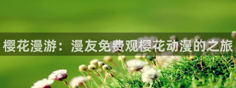 里番动漫官网在线入口：樱花漫游：漫友免费观樱花动漫的之旅